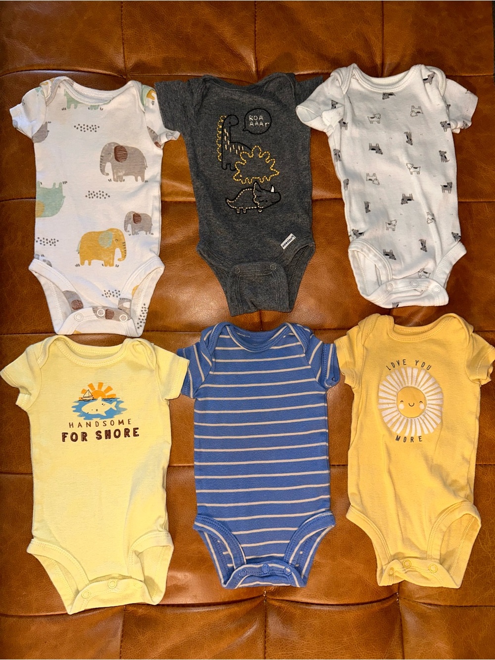 Newborn Boys/Gender Neutral Clothing Bundle Baby Basics Bodysuit Sleeper